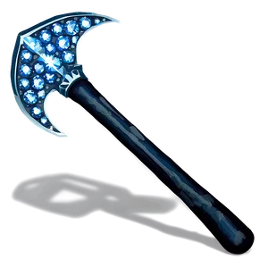 Diamond Pickaxe With Diamonds Png 06122024 PNG image