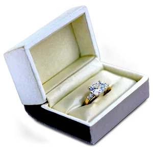 Diamond Ring Box PNG Gjx