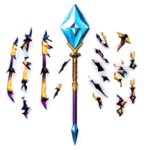 Diamond Spear Png Pkb PNG image