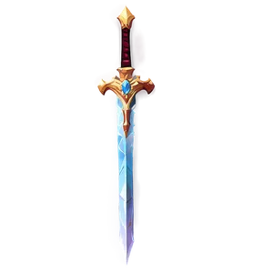 Diamond Sword For Game Design Png 05252024 PNG image