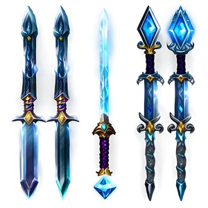 Diamond Sword For Game Design PNG Yxl44 PNG