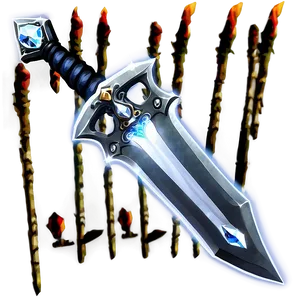 Diamond Sword In Velvet Sheath Png 62 PNG image