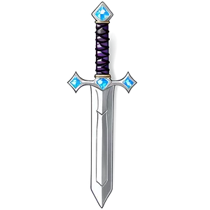Diamond Sword In Velvet Sheath PNG 77