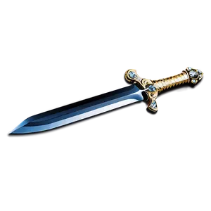 Diamond Sword In Velvet Sheath PNG Sgk52 PNG