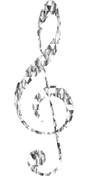 Diamond Treble Clef Symbol