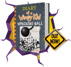 Diaryofa Wimpy Kid Wrecking Ball Book PNG image