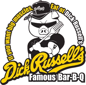 Dick Russells B B Q Mascot PNG image