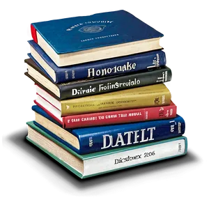 Dictionaries Stack PNG Yji PNG