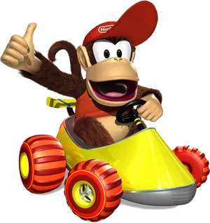 Diddy Kong Racing Thumbs Up PNG image