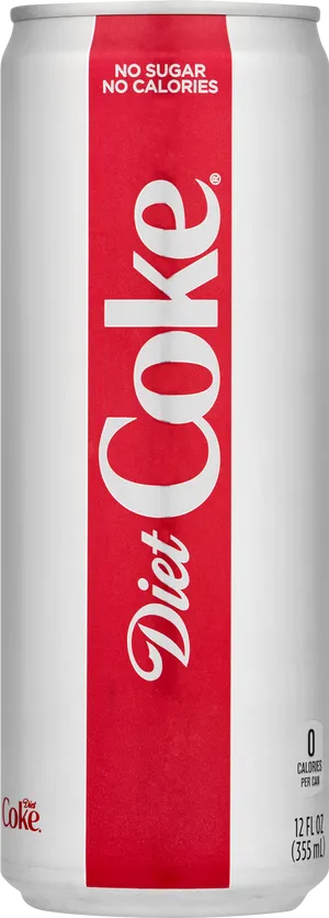 Diet Coke Can No Sugar No Calories PNG image