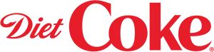 Diet Coke Logo Black Background PNG