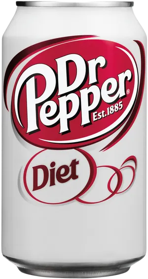 Diet Dr Pepper Can PNG image