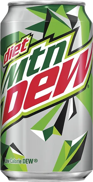 Diet Mountain Dew Can PNG image