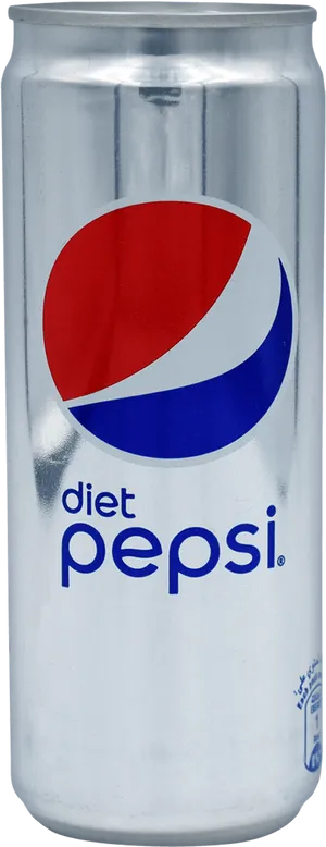 Diet Pepsi Can Silver Design PNG image