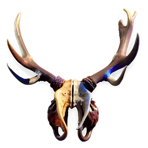 Digital Antler Composition PNG 35
