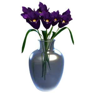 Digital Art Flower Vase Png Qno PNG image