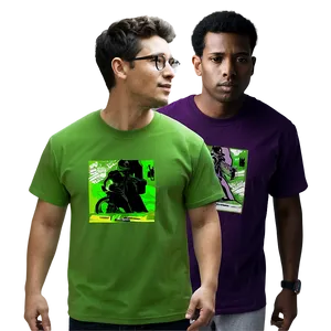 Digital Art Graphic Tee PNG Bcw27 PNG