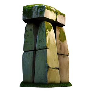 Digital Art Interpretation Of Stonehenge PNG Quk PNG