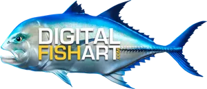 Digital Artistic Tuna Fish PNG image