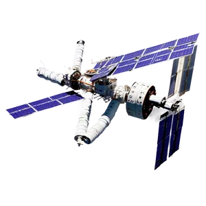Digital Artwork Of Iss In Orbit PNG 06282024 PNG