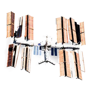 Digital Artwork Of Iss In Orbit PNG Vmn PNG