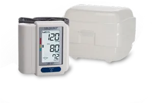Digital Blood Pressure Monitorwith Cuff PNG image