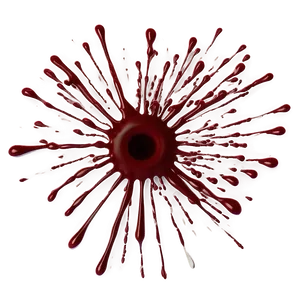 Digital Blood Spatter PNG Nuw