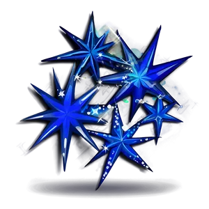 Digital Blue Stars PNG 73 PNG