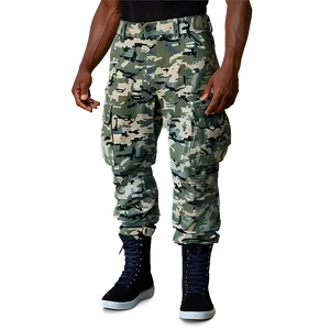 Digital Camo Cargo Pants PNG 06132024 PNG