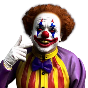 Digital Clown Artwork PNG 05232024