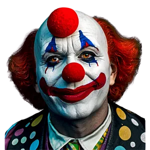 Digital Clown Artwork PNG Emi