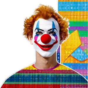 Digital Clown Artwork Png Xrv PNG image