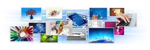 Digital Creativityand Technology Collage PNG image