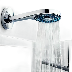 Digital Display Shower Head PNG 06262024