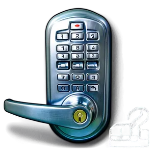Digital Door Lock Png 05242024 PNG image