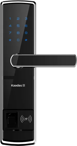 Digital Door Lockwith Keypadand Fingerprint Scanner PNG image