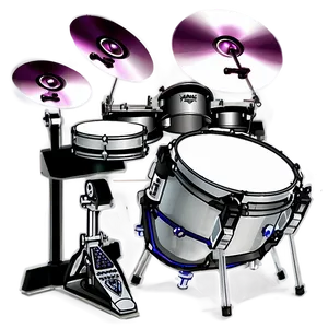 Digital Drum Kit PNG Xpj18 PNG