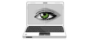 Digital Eye Surveillance Concept PNG image