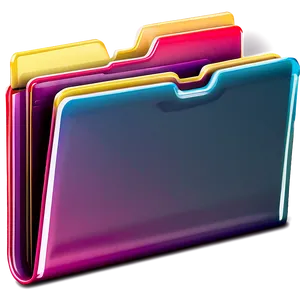 Digital File Folder PNG Eqx55