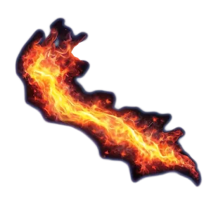 Digital Fire Overlay PNG 06272024