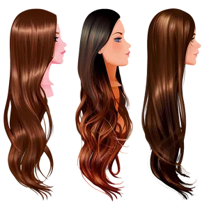 Digital Hair Clipart PNG 63