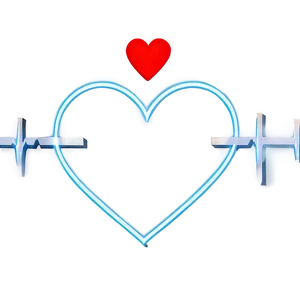 Digital Heart Line PNG Bsb16 PNG