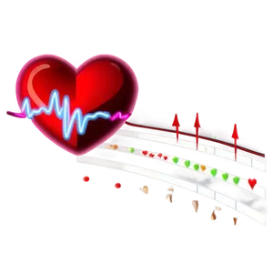 Digital Heart Rhythm Chart Png Baq PNG image