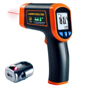 Digital Laser Thermometer PNG Ofs