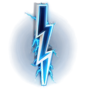 Digital Lightning Bolt PNG Qen