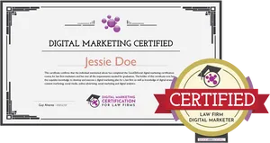 Digital Marketing Certification Law Firm PNG
