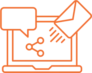 Digital Marketing Concept Illustration PNG