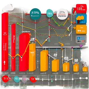 Digital Marketing Line Chart PNG Xhi