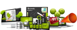 Digital Marketing Services Graphic PNG image