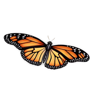 Digital Painting Monarch Butterfly PNG 05252024 PNG